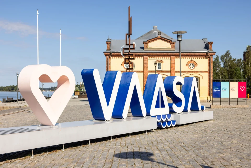 Vaasa city sign